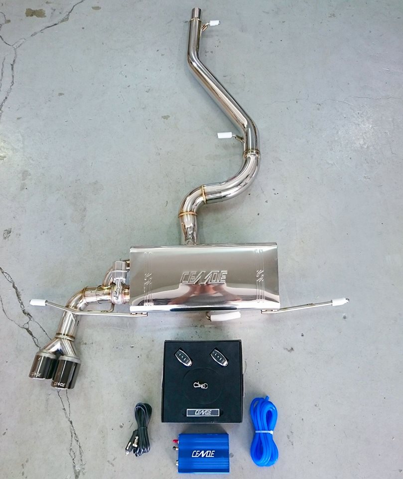 Vw tiguan exhaust shop upgrade