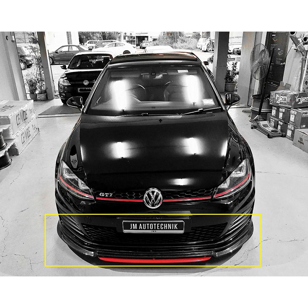 Carbon Front Lips - VW GTI MK7