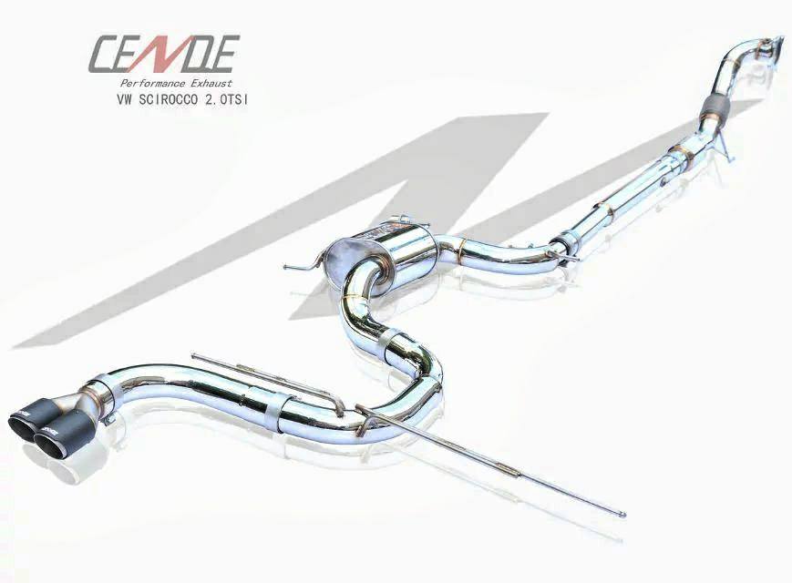 Cende Exhaust - Audi A3 8P Catback (Single Side Dual Chome Tip)