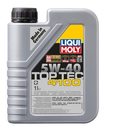 (SHELF) Engine Oil - Liqui Moly Top Tec 4100 5W40 5L Bottle