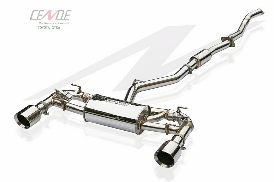 Cende Exhaust - Toyota GT86 Subaru BRZ Catback